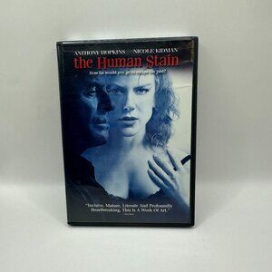 The Human Stain Anthony Hopkins Nicole Kidman R Showtime Video DVD Drama R Rated